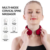 EMS Neck Massager & Pulse Back 6 Modes Power Control Far Infrared Heating Pain Relief Tool Health Care Relaxation Machine
