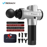 MERACH Muscle Vibrating Massage Gun 20 Speed Sports Fitness Body Deep Muscle Relaxation Slimming Shaping Pain Relief Fascia Gun