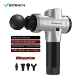 MERACH Muscle Vibrating Massage Gun 20 Speed Sports Fitness Body Deep Muscle Relaxation Slimming Shaping Pain Relief Fascia Gun
